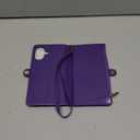 XcaseBar Compatible with iPhone 17 6.3" Wallet case with Zipper Credit Card HolderRFID Blocking,Flip Folio Book PU Leather Phone case Shockproof Cover Women Men for Apple 17 case Purple