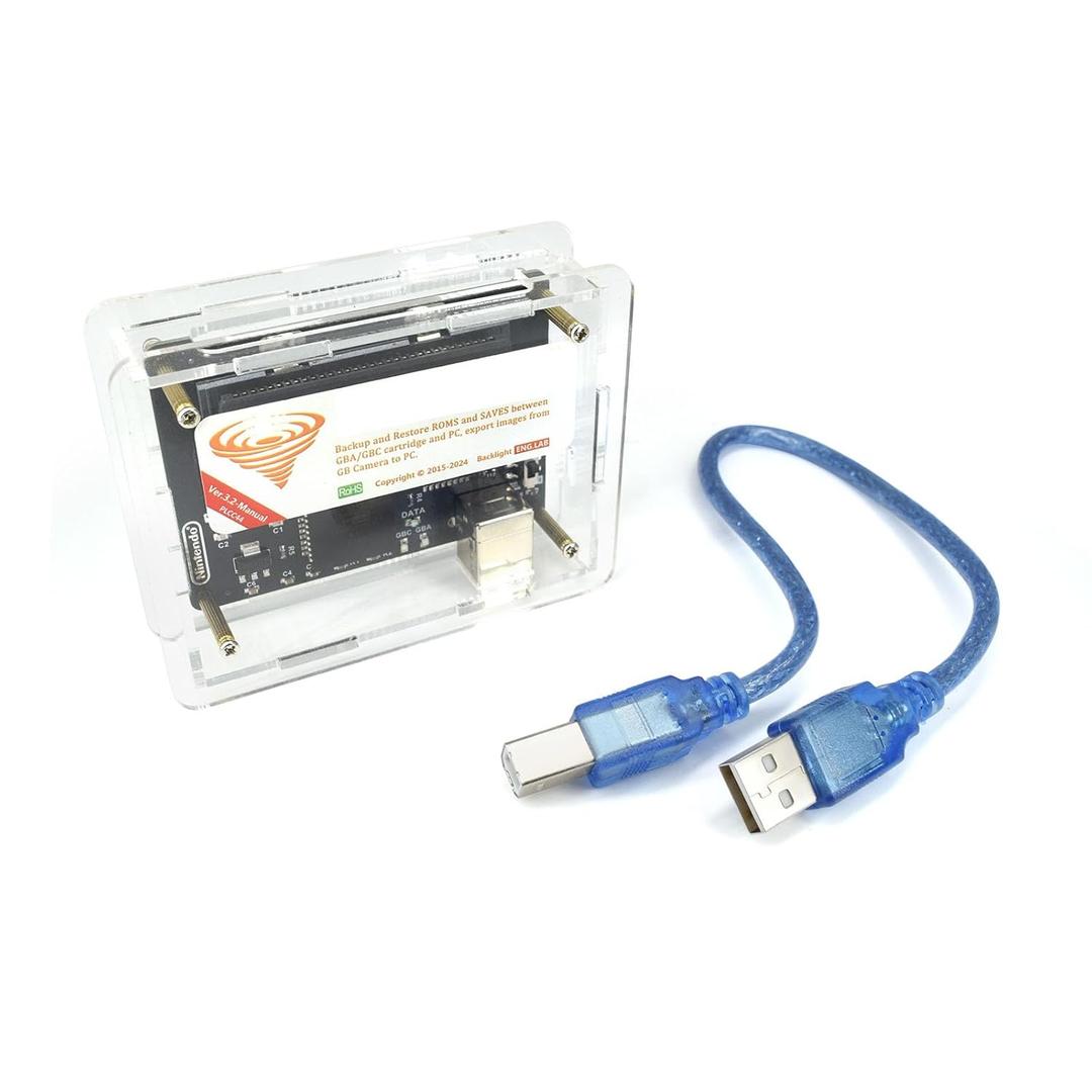 XBERSTAR for Flash Boy 3.1 Cyclone GBC&GBA ROMS Gameboy Cartridge Flasher Dumper & USB Cable (1 SET)