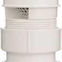 Oatey Sure-Vent 1-1/2 in.2 in. 160 Branch, 24 Stack DFU Air Admittance Valve with White PVC Sch. 40 Adapter