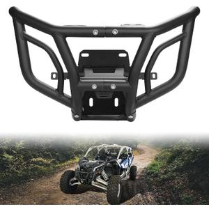 KEMIMOTO X3 Front Bumper Spotlight Ready Compatible with Can-Am Maverick X3/Max/TurboR/RR 2017-2025 OEM Replace #715002878 Heavy Duty