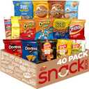 Frito-Lay Ultimate Classic Snacks Package, Variety Assortment of Chips, Cookies, Crackers, & Nuts, 0.56 ounces, (Pack of 40) (Packaging May Vary) (EXP 09/22/26)
