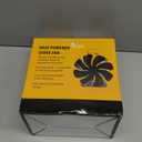 VODA Wood Stove Fan Heat Powered Fireplace Fans Non Electric, Heat Activated Thermal Fan for Wood Burning/Pellet Stove/Log Burner,Stove Accessories Thermometer Aroma Pod