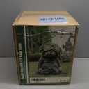 Large Garden Statue Dog Solar Lamp Succulents with LED Light 15" Dog Sculpture Courtyard Balcony Home Decoration