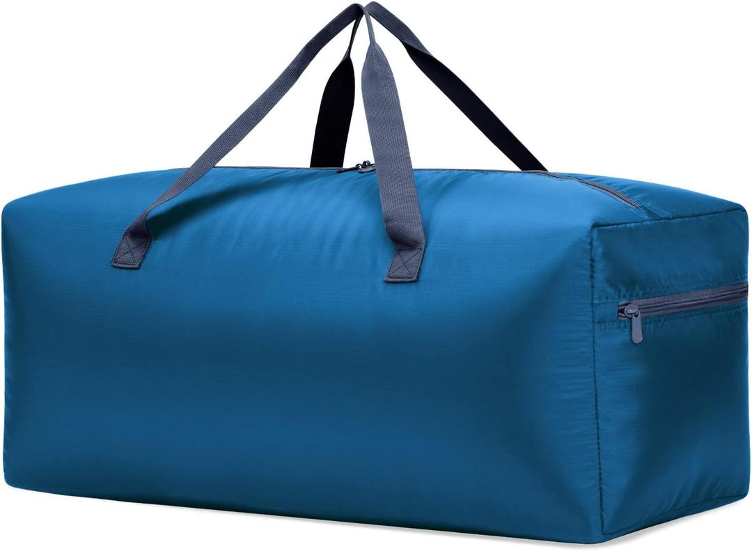 Foldable Duffel Bag 30" / 75L Lightweight with Water-Resistant for Travel-Blue