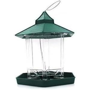 Bird Feeder Outdoor Design, Garden Wildlife Watching (Olive Green)