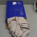 MIULEE Faux Linen Curtains 84 Inch Length 2 Panels Natural Semi Sheer Curtain with Back Tab Rod Pocket, Light Filtering Window Privacy Burlap Drapes for Living Room Bedroom 42W x 84L Linen