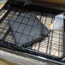 VEVOR Folding Shopping Cart with Removable Waterproof Liner, 210LBS Large Capacity Jumbo Grocery Cart with Dual Basket, 360° Swivel Wheels, Dense Metal Mesh Base, Heavy Duty Utility Cart for Shopping