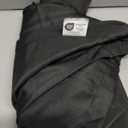 Smiry Rectangle Table Cloth, Waterproof Elastic Fitted Tablecloths for 6 Foot Tables, Washable Polyester Table Cover for Picnic, Camping, Outdoor (Black, 30"x72")