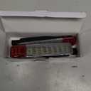 Led Doors Light Courtesy Lights Compatible with Chevy Silverado GMC C/K, Sierra 1500 2500 3500, Suburban, Avalanche, Hummer H2, Yukon Car Interior Doors Panel Lighting (Red&White)