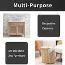 14" Width Cane Webbing 3.3Feet, Natural Rattan Webbing for Caning Projects, Woven Open Mesh Cane for Furniture, Chair, Cabinet, Ceiling