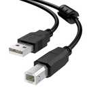 Vanjua USB-A to USB-B 2.0 Cable 5.9FT, High-Speed Scanner Cord for Printer or External Hard Drive, Compatible with HP Canon Dell Epson Brother Lexmark Xerox Piano DAC & More (5.9FT)