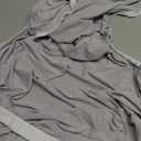 DIVA EN CAMINO DEC Stretch Computer Office Chair Cover with Durable Zipper - Universal Washable Removable Spandex Rotating Boss Chair Slipcovers - Anti-dust Soft Desk Chair Seat Protector for Pets (Light Gray)