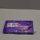 Halloween Bats Fairy Lights Wall Decor, 20 Packs Lighted Bats Stickers with Timer Halloween Party Wall Window Indoor Home Decorations