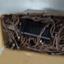 YULETIME 300 Warm White String Lights, 100 ft 8 Models Brown Wire 5mm LED