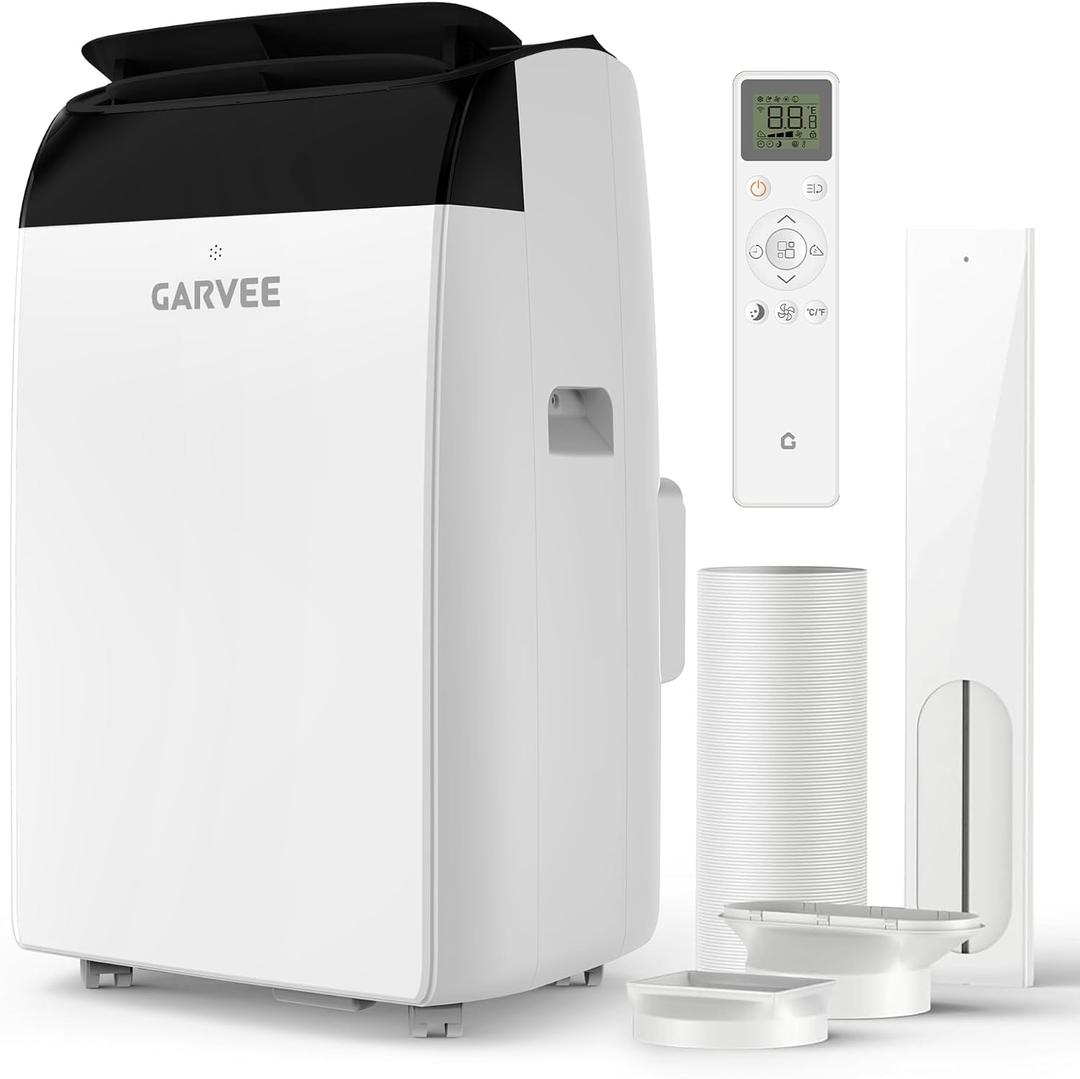 Garvee 14K BTU 3-in-1 Portable AC with Remote & Window Kit 750 sqft Room
