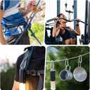 10 PCS Heavy Duty Carabiner Clips, 1360lbs 304 Stainless Steel Carabiners,3.16 inch D-Ring Snap Hook Keychain Spring Clips for Gym,Plant Hanging, Outdoor Camping, Hiking.