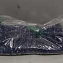 Seavish Hallway Runner Rug, Low Pile Washable Kitchen Runner Rug 2x6, Cotton Woven Reversible Entryway Rug, Dark Blue Farmhouse Throw Rug Runner for Living Room Bedroom Laundry Patio