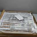 Fairy Baby Extra Wide Baby Gate for Doorways Auto Close Safety Gates for Bedroom, Fits 57.5 Inch to 62 Inch with Pressure Mounted Extention Kit, White