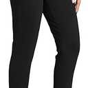 Willit Women's Yoga Dress Pants Skinny Work Slacks Leggings Slim Fit Stretch Office Casual Pants Pockets  L