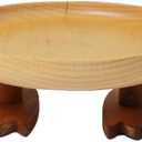 Cut-Nic Wood Key Bowl for Entryway Table, Key Tray, Jewelry Tray, Valet Tray with 2 Cute Duck Feet, for Rings, Coins, Bracelets Watches