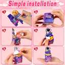 28 Pack Valentines Day Gifts for Kids Classroom Galaxy Slime with Astronaut Valentines Cards Boxes, Valentines Classroom Exchange Gifts School Party Toys for Boys Girls