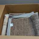 Modern Geometric Patchwork Indoor Area Rug for Living Room, Beige 9'x 12' Large Rug Rockwood Collection Hardwood Floors Decor for Bedroom, Beige Throw Carpet for Office Entryway Dining Room