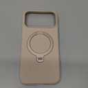 TORRAS Ostand Q3 Silicone for iPhone 17 Pro Max Case, Fit for MagSafe, 360 Spin Kickstand Holder, Soft Liquid Silicone Cozy Grip, Camera Control, Protective Case for iPhone 17 Pro Max, Dune Beige