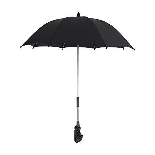 Beach Umbrella,Sun Umbrella,Umbrella Stroller,Baby Stroller Umbrella Parasol, Sun Umbrella with Clamp for Trolley, Wheelchair