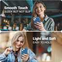 AOTESIER Compatible with iPhone 15 Case, Full Body Food-Grade Silicone Wear-Resistant, Anti-Drop Protection with Soft Anti-Scratch Microfiber Lining Phone Case for iPhone 15, 6.1 inch, Azure Blue