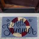 DII Natural Coir Doormat, Decorative Hello Mat, 17x29, Hello Summer