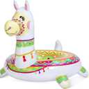 SLOOSH Inflatable Llama Pool Float 43.5, Pool Tubes, Fun Beach Floaties, Summer Pool Raft Lounger, Swim Party Toys, Swimming Pool Party Decorations for Kids & Adults