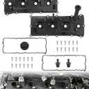 Engine Valve Cover w/Gasket, Bolts, Oil Cap for Select Ni-ssan 5.6L Models | Fit Armada 2005-2015, Pathfinder 2008-2012, Titan 2004-2015 & more| Replaces# 13264-ZE01A, 13264-ZE00A | Age & Warp Resistant