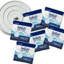 SinkSuds Laundry Detergent Travel Size Liquid Soap TSA Compliant Safe for All Fabrics 6 Packets & 1 Sink Stopper, 0.25 Fl Oz (Pack of 6)