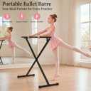 Portable Foldable Ballet Barre Adjustable Freestand