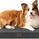 EHEYCIGA Washable Dog Bed Large Size Dog Waterproof, 36x27Inch, Dark Grey