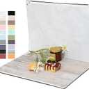 Yoocheese Photo Backdrop for Product Photography, Foldable Tabletop Background Board Kit, 1-Min Setup, 10 Double-Sided (20 Patterns), 16.5x11.7 in for Small Products & Food Photography (Mulit)