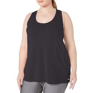 Amazon Essentials Women's Active Quick Dry Tech Stretch Racerback Tank Top (Black, 1L)