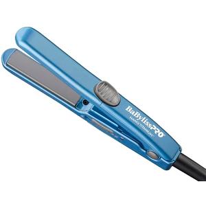 BaBylissPRO Nano Titanium Mini Straightening Iron Blue 0.5 Inch BaBylissPRO Nano Titanium Mini Straightening Iron Blue 0.5 Inch
