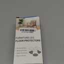 24 Pcs Chair Leg Floor Protectors for Hardwood Floors Silicone Covers Felt Pads Furniture Leg Caps Anti-Scratch Reduce Noise Fit (1-5/16" to 2")