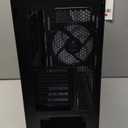 Lian Li V100 ATX Mid-Tower PC Case, 4 x 120mm ARGB PWM Fans Pre-Installed, LED RGB Strip, Display Platform with Tempered Glass, Support 420mm GPUs, 360mm Radiator, Optimized Airflow - Black (V100RX)