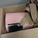 OLIXIS Air Fryer 6 Quart with Window Square Air Fryer 12in1 Air Fry, Roast, Reheat, Dehydrate, Bake, Steam, Fries, Custard, Chicken, Wings, Sea Food, Vegetabels, 400F Pink