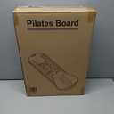 Pilates Board for Home Workout, Foldable Pilates Reformer Set for Women 6-in-1 Portable Folding Mini Pilate Kit Machine Equipment (Black)