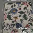 Waffle Cotton Kitchen Towels Set of 2-16x26 Inch Waffle Weave Dish Cloths with Hanging Loop Absorbent Reusable Hand Tea Towels Cute Design Home Decorative Housewarming, Leaf Flower