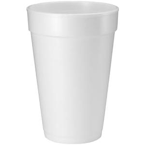 DART 16oz Foam Cups, Case of 500ct, 16J165