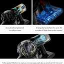 Dyson Car+Boat Handheld Vacuum, Cordless and Lightweight, Cleans Hard Surfaces and Upholstery, 115AW, 2 Power Modes, Up to 50 Minutes