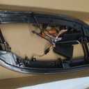 LED DRL Headlights Assembly fit 1999-2007 GMC Sierra/2000-2006 Yukon XL 1500 2500 No Denali Models Chrome Housing Amber Reflector LH RH Replacements