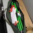 Manual Pole Saw for Tree Trimming, 27 FT Manual tree purner with 8 Fiberglass Handles, Sharp steel Blade and Scissors, Easy to Carry and Extendable Design for Tree Maintenance, Green