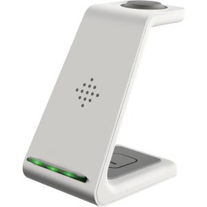 Thanice 3 in 1 Wireless Charger, Wireless Charger Station for Apple, Qi Charge Station Dock Compatible with AirPods 2/Pro, Apple Watch SE/6/5/4/3/2, iPhone 13 Pro Max/12/11 Pro Max/Xs/X (White)