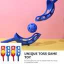 Sports Scoop Balls Set for Kids Outdoor Toss and Catch Game with 4 Scoops and 2 Balls Portable Active Play Toy for Backyard Beach Picnic and Family Gatherings