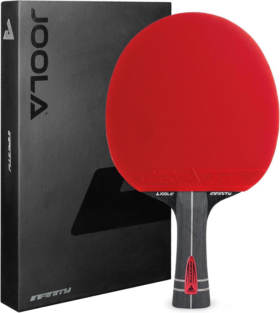 JOOLA Table Tennis Bat Infinity ITTF Approved Professional Carbon Table Tennis Bat for Advanced Players - with High-Tech Fibre, 7-Layer Bat Blade (zyramid)